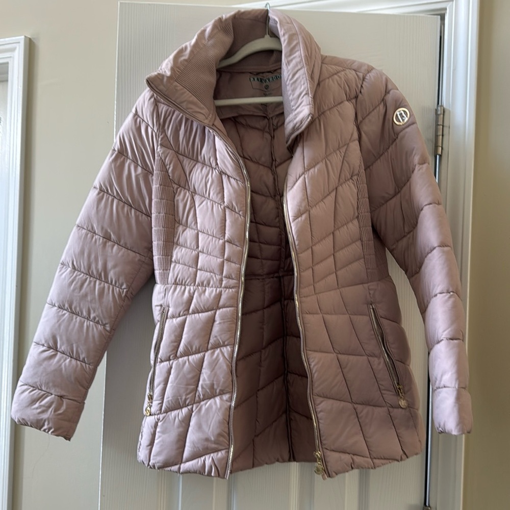 Bernardo Puffer coat light pink mauve